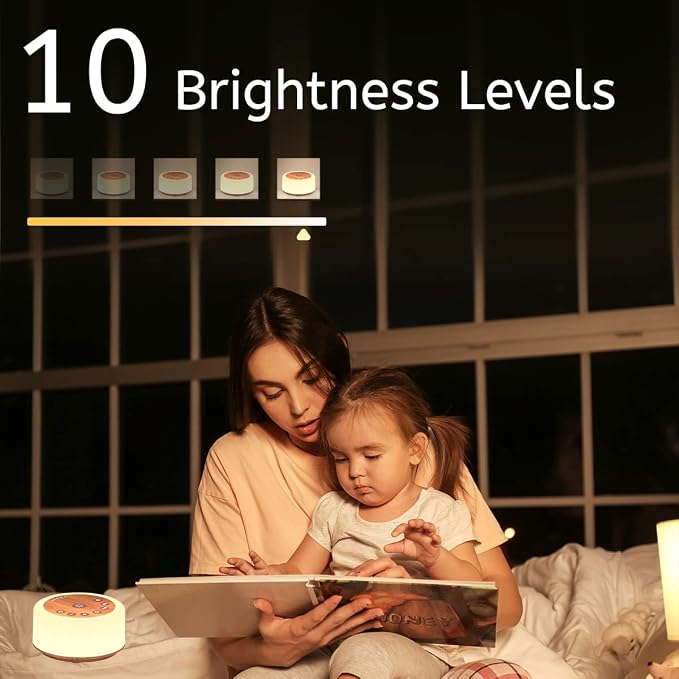 Soother Sleep Sound Machine Night Light White Noise Machine - Image 4