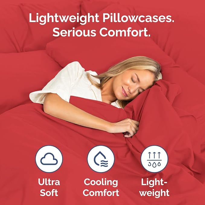 Body Pillowcases Set of 2-20x54 Long Body Pillow Case - Image 3