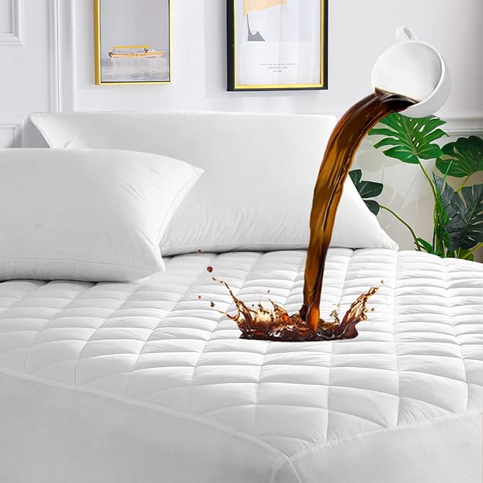 UNILIBRA RV Short Queen Waterproof Mattress Pad Protector, Breathable Hollow by Unilibra