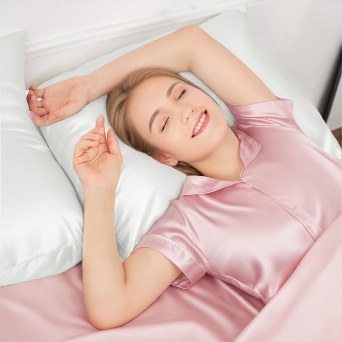 INSSL Silk Pillowcase for Women, Mulberry Silk Pillowcase for Hair and Skin and - Image 3