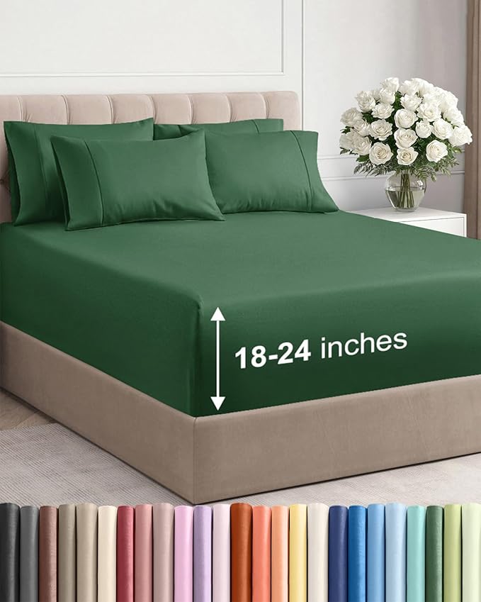 Extra Deep Cal King Sheet Set by CGKUnlimited