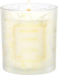 M&SENSE Jasmine Scented Natural Soy Candle, 8.1oz 42H Non-Toxic Long Burning by MSENSE