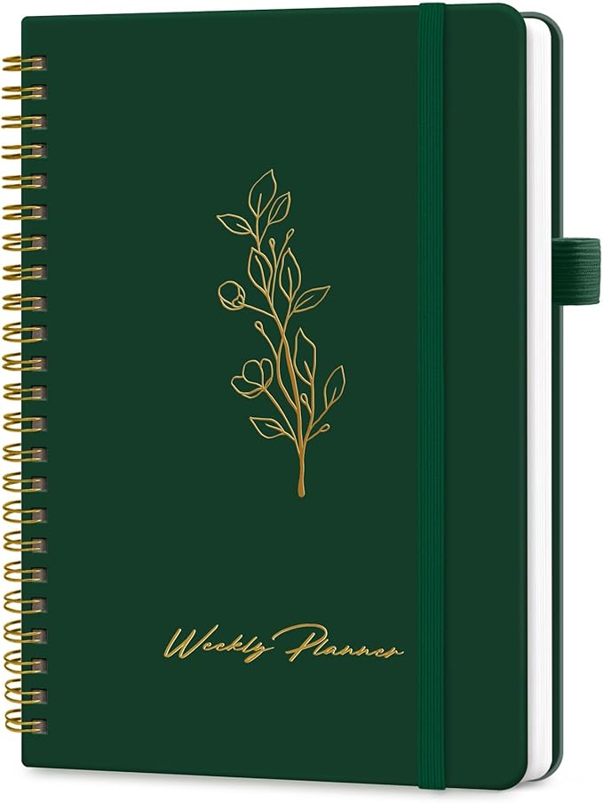 Undated Weekly Planner, Weekly To Do List Notebook by Taja