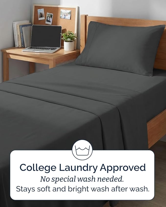 Twin XL Size 3 Piece Sheet Set - Image 6