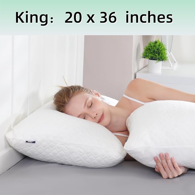 Rainmr Pillow King Size Memory Foam - Image 9