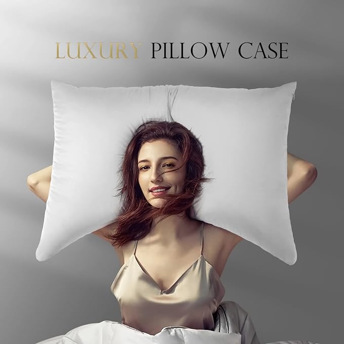 Cooling Side Sleeper Pillow Cases Queen Size Set of 2 - Image 6