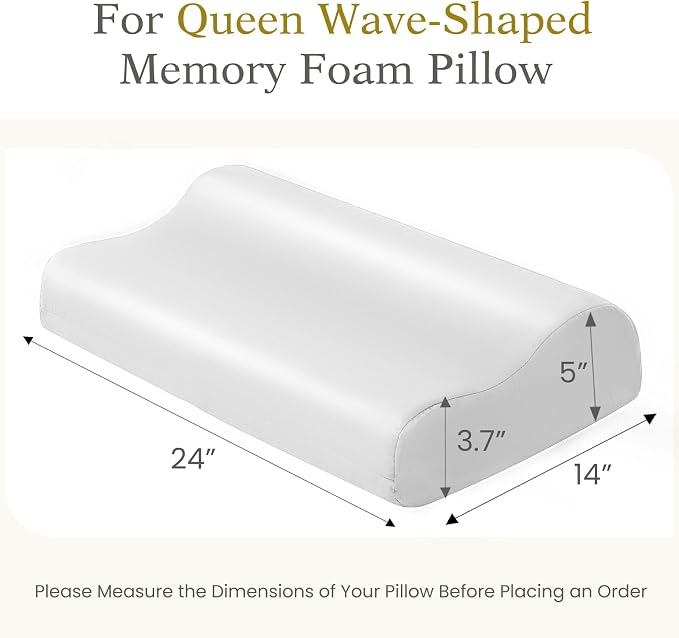 Cooling Contour Pillowcase- Rayon Derived from Bamboo Contour Cervical Neck - Image 3