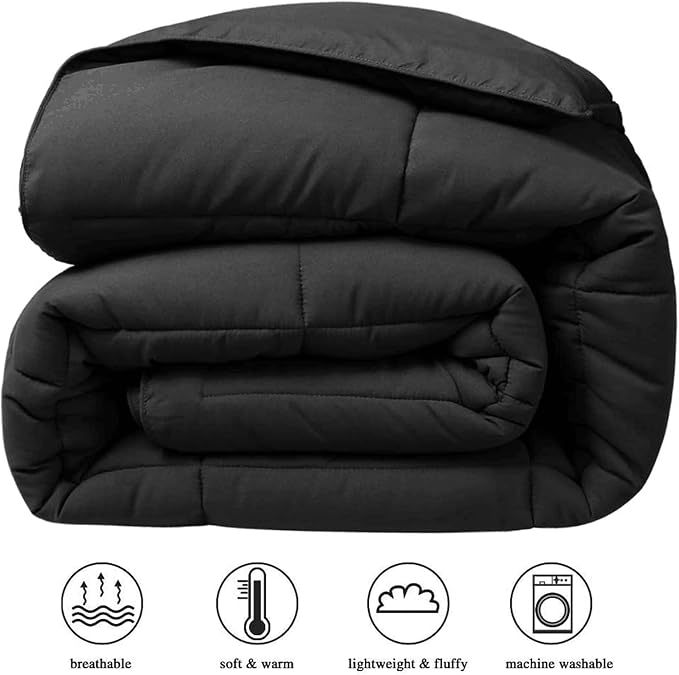 COHOME Premium Twin/Twin XL Size Comforter, All-Season Quilted Down Alternative - Image 2