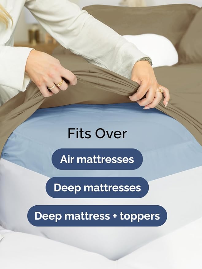 Extra Deep Twin Fitted Sheet - Image 6