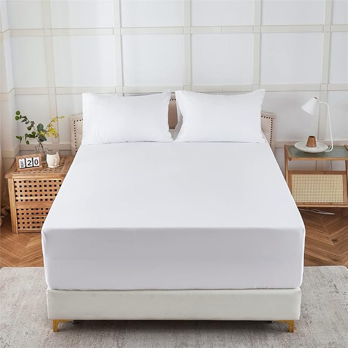 ILAVANDE Deep Pocket Queen Sheets Set 4 Piece, Hotel Luxury Super Soft 1800 - Image 5