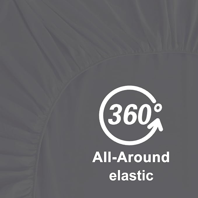 Hotella 100% Microfiber Ultra Soft 60"x80" Queen Size Fitted Sheet Only - Image 5