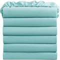 FreshCulture Twin Fitted Sheets, Bulk Pack of 6, Deep Pocket, Soft Microfiber by FreshCulture