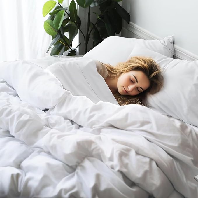 Bamboo Viscose Flat Sheets Only, 400 Thread Count Sateen Weave Cal King Size - Image 6