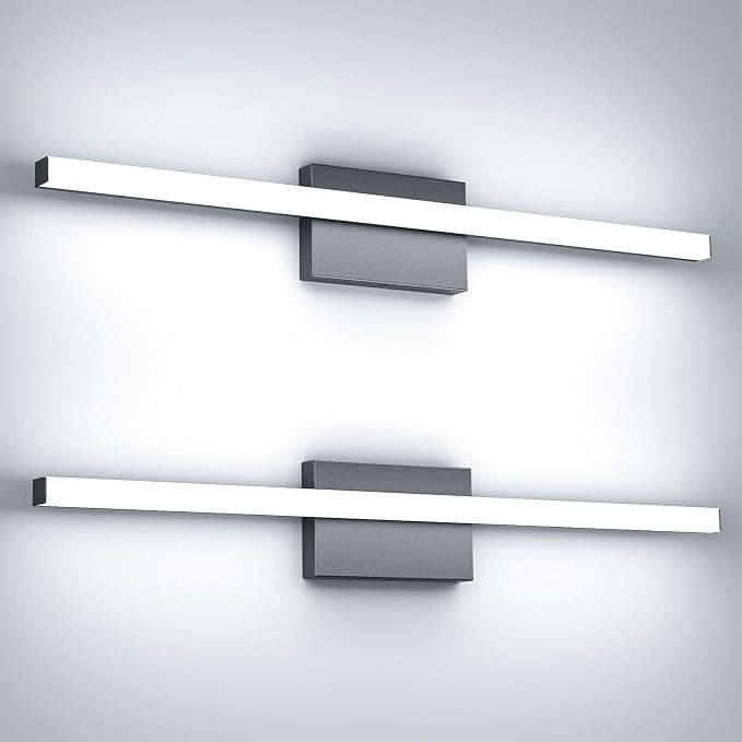 30Inch LED Bathroom Vanity Light Bar 5700K Dimmable Led Bathroom Light Over by FWASTT