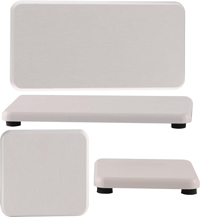 NiuYichee Set of 4 Water Absorbent Diatomite Coasters, Diatomaceous Earth by NiuYichee