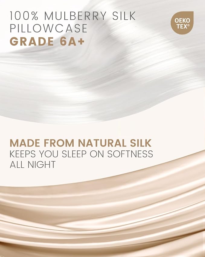 THXSILK 100% Mulberry Silk Pillowcase - Image 2