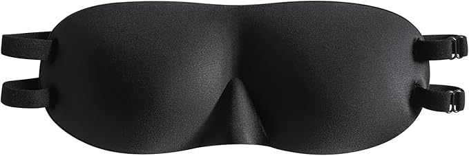 ALASKA BEAR Sleep Mask 2 Straps, Deep Concave Molded Foam Mask by ALASKABEAR