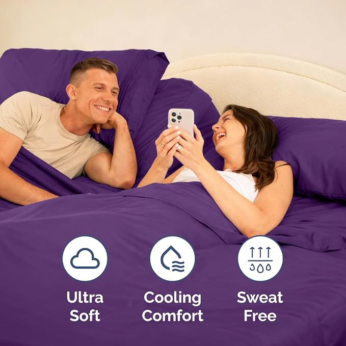 Flex Top Split Head King 4 Piece Sheet Set - Image 5