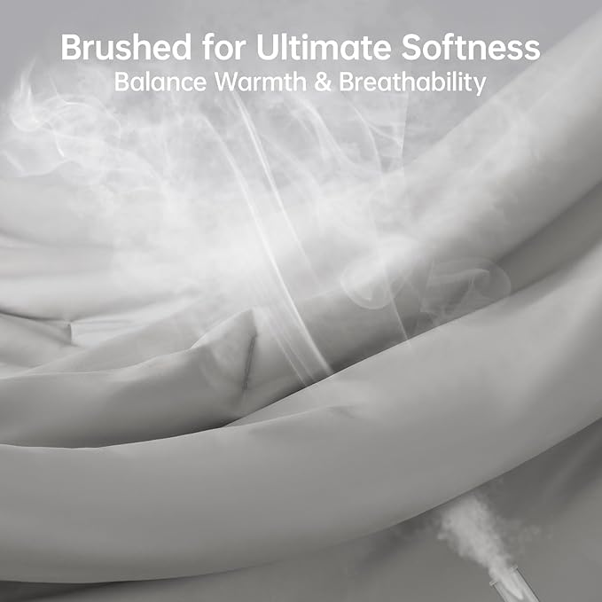 MUXHOMO Queen Comforter Set, All Season Ultra Soft Down Alternative Bedding - Image 3