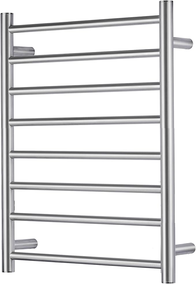 Towel Warmer Bathroom Wall Mounted Drying Rack Plug-in Electric Heated Towel by SHARNDY