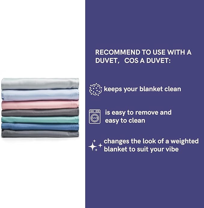 YnM 20lbs Weighted Blanket for Adults, Linen Heavy Bed Throw Blanket - Image 9
