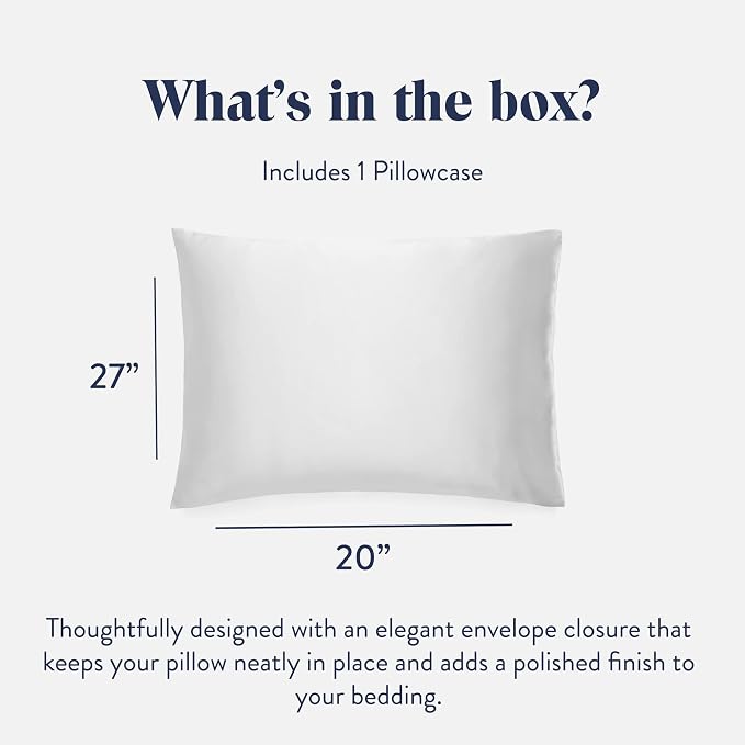 Brooklinen Mulberry Silk Pillowcase – 100% Pure Silk Pillow Case, Soft & Durable - Image 2