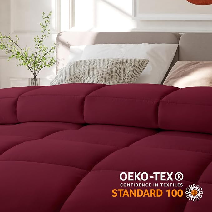 COHOME Premium Twin XL Size Comforter, All-Season Quilted Down Alternative - Image 6