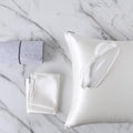 DISANGNI Silk Indulgence Set: Premium 22 Momme Mulberry Silk Pillowcase & Eye by DISANGNI