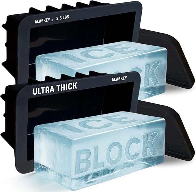 Alaskey® Extra Large Ice Block Mold 2.5 lbs by Alaskey