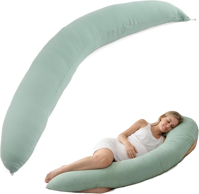Pregnancy Pillow for Side Sleeping, 74 Inch C Shaped Long Body Pillow, Sleep by Unknown