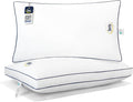 Serta Hotel Collection Bed Pillows King Size Set of 2, 400 Thread Count 100% by Serta