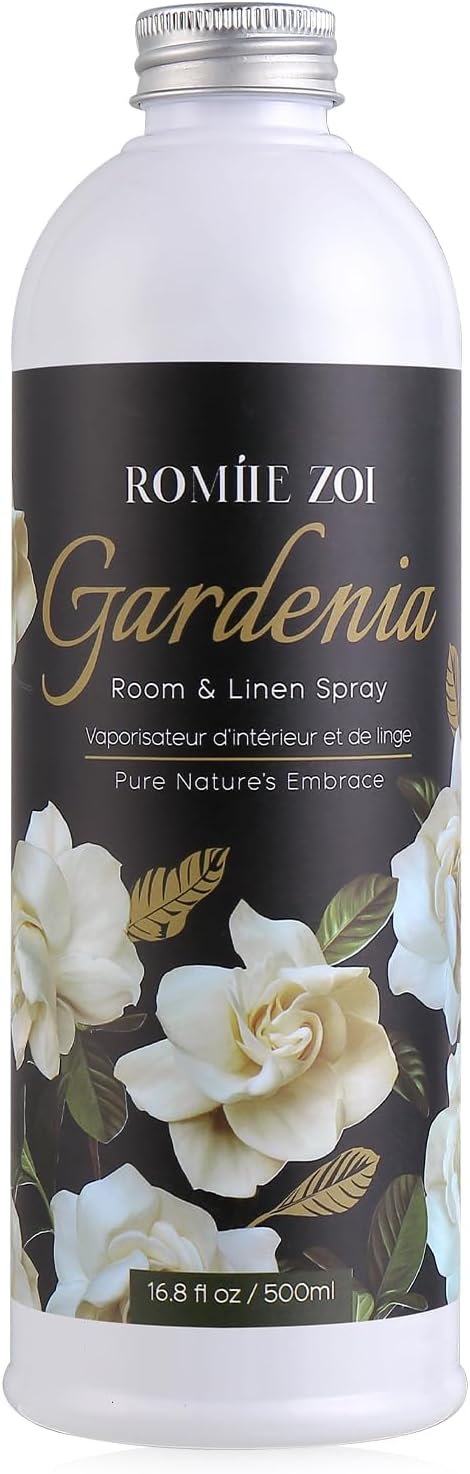 ROMIIE ZOI Gardenia Room Spray Refill - 500ml / 16.8 Fl Oz - Creamy Floral by ROMIIEZOI