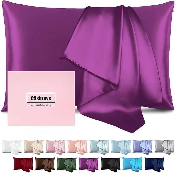 Mulberry Silk Pillowcase by Casbrove