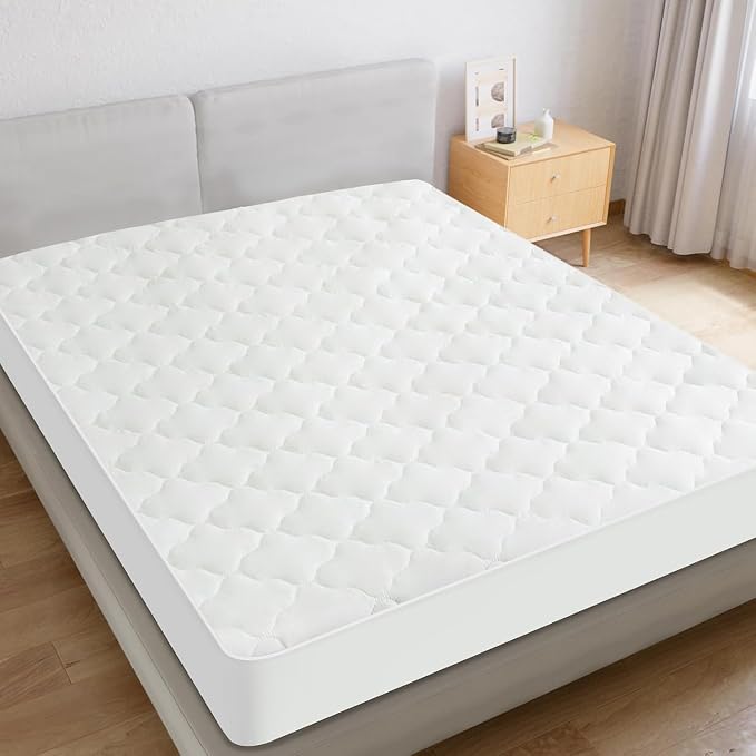 2 Pack Twin Mattress Protector Pad Waterproof Quilted, Breathable & Cooling - Image 5