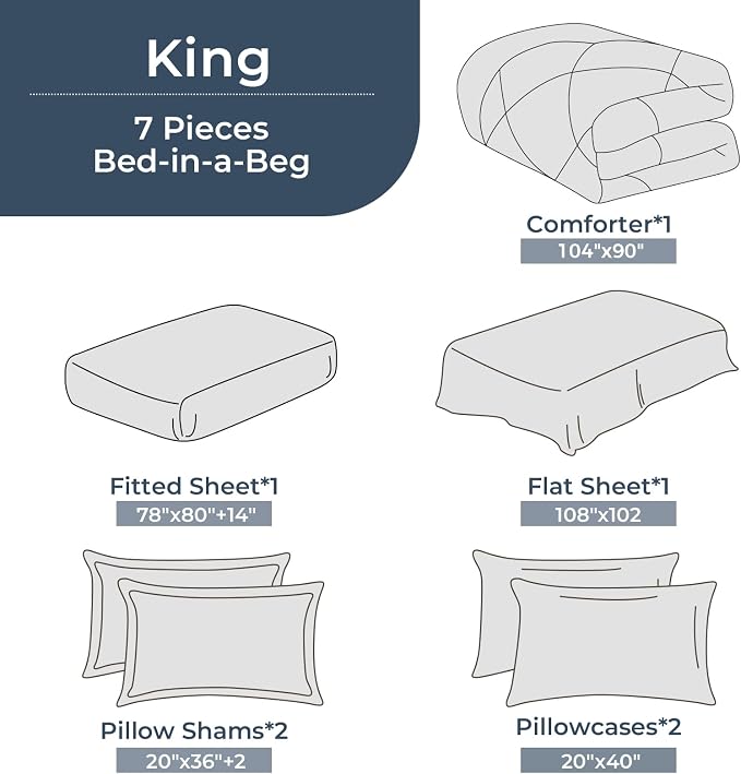 HEVUMYI King Comforter Set - Image 8