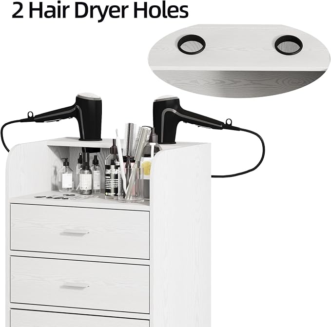 4ever2buy Salon Station for Hair Stylist, Salon Trolley Cart - Image 3