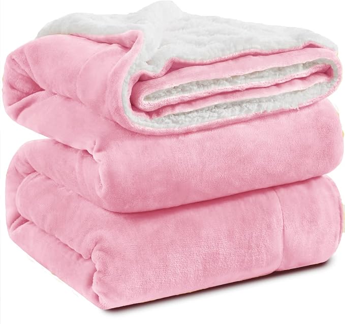KAWAHOME Sherpa Fleece King Size Blanket by KAWAHOME