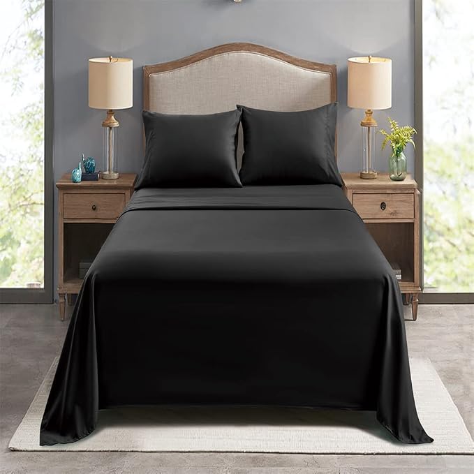 FreshCulture Queen Flat Sheets Only, Soft Microfiber Bedding Sheets - Image 7