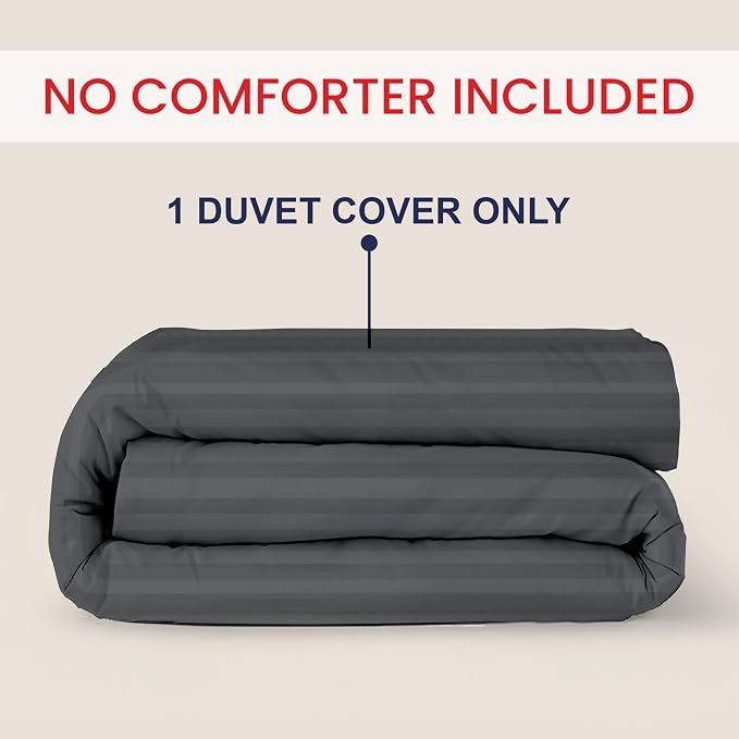 Kotton Culture 1 Pc California King Size Duvet Cover Only -100% Egyptian Cotton - Image 2