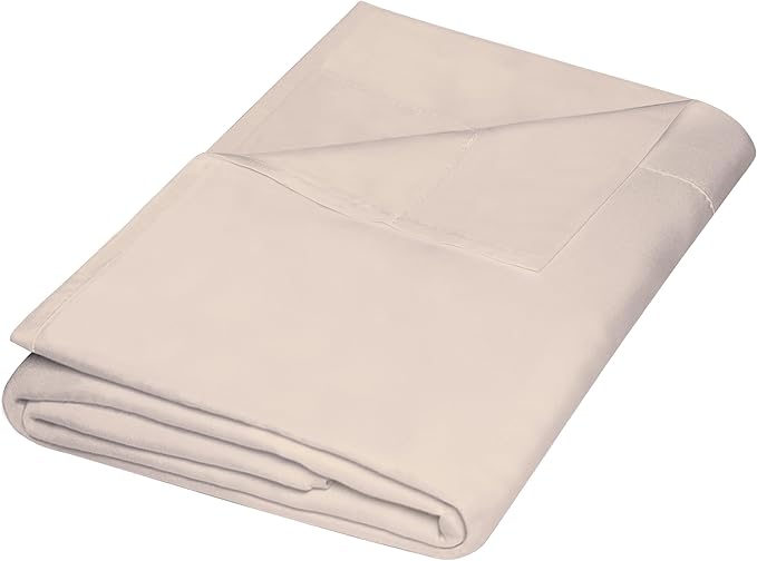 ZPECC Queen Flat Sheet Only 1 Pack, Durable Beige Top Bed Sheets Hypoallergenic by ZPECC-ABrandThatHasBeenFocusedOnBabyProductsFor18Years
