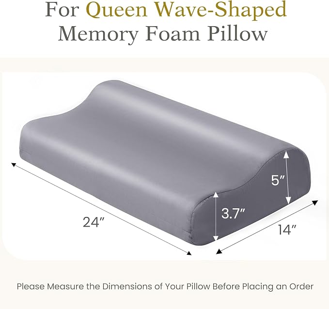 Contour Pillowcase- Rayon Derived from Bamboo Cooling Contour Cervical Neck - Image 3
