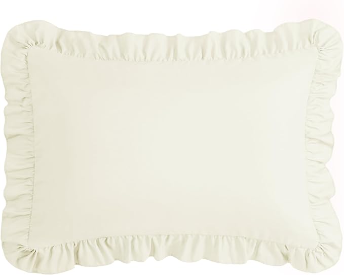 KKJIAF Ruffle Body Pillow Cases Set of 1, Ruffled Pillow Covers - Image 7