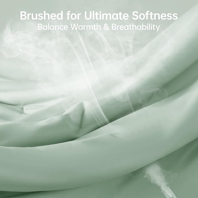 MUXHOMO Queen Comforter Set, All Season Ultra Soft Down Alternative Bedding - Image 3
