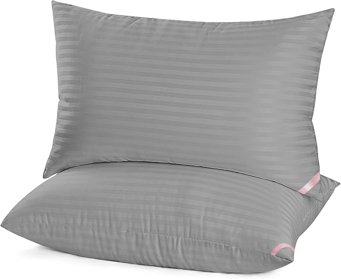 EIUE Bed Pillows for Sleeping 2 Pack Queen Size，Super Soft Down Alternative by EIUE