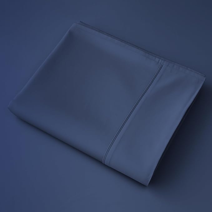 Cotton Flat Sheets Only, 600 TC 100% Cotton Flat Sheet Top Sheet Only, Cal King by ShunjieHome