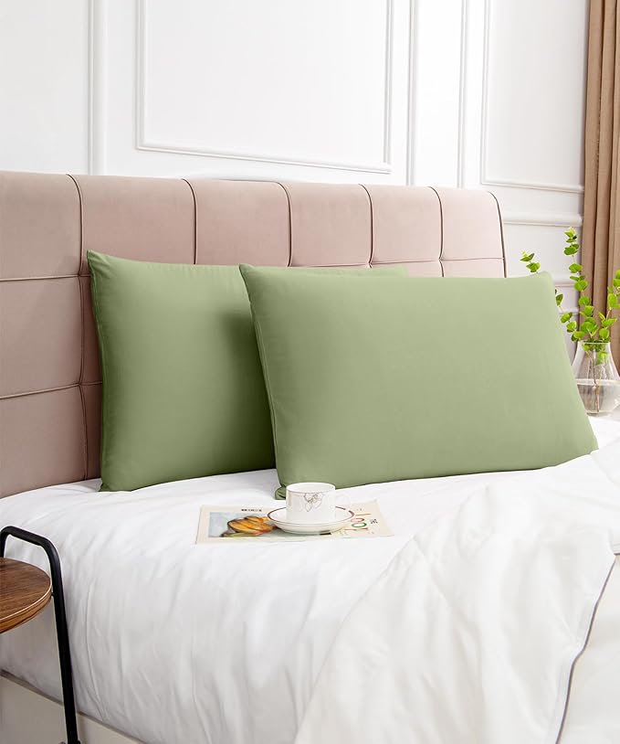 Warmstar Cotton Pillow Cases Standard Size Set of 2, 600 Thread Count - Image 6