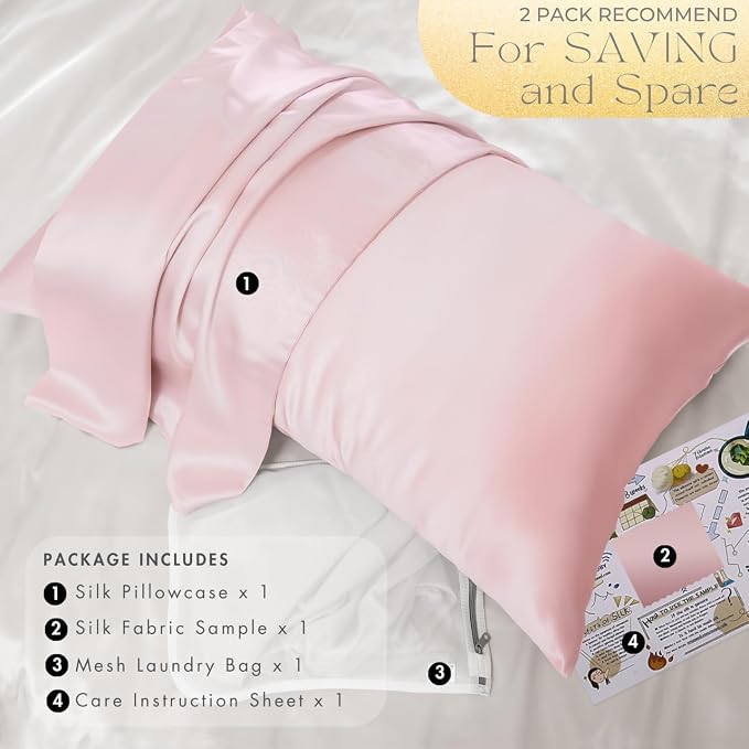 PROMEED 23 Momme 6A+ Mulberry Silk Pillowcase - Image 6
