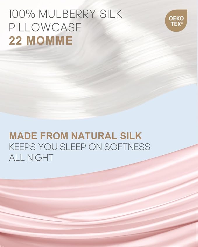 THXSILK 100% Mulberry Silk Pillowcase - Image 2
