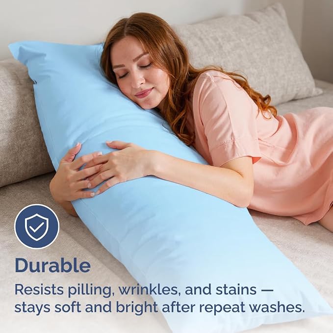Body Pillowcases Set of 4-20x54 Long Body Pillow Case - Image 4