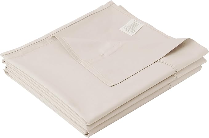 Cotton King Flat Sheet Only, 600 Thread Count 100% Egyptian Cotton Top Sheet by ZaizaiHome